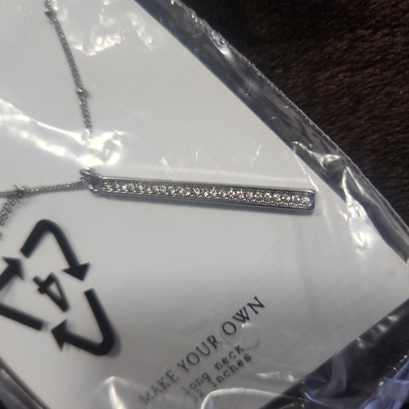 APT.9 32" silver necklace. - Picture 8 of 8